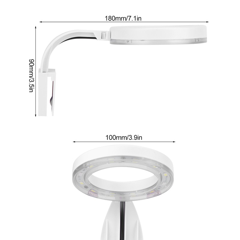5W LED Clip On Energy Saving Lamp Water Plant for