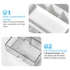 HAOTIAN-X Desk Organiser with 4 Drawers, Space Saving Desk Organiser