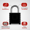 Zenora Heavy Duty Padlocks with Code 52mm 4 Digit Specially