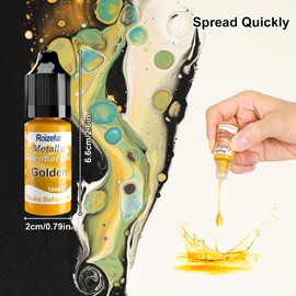 Alcohol Ink Set - 40 Colours Alcohol Ink for Epoxy Resin Painting, Petri Dishes Making Concentrated Alcohol Ink Resin Ink Paints for Resin Art