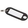 Wedo 262101800 Plastic Key Ring (Exchangeable Labels), Pack of 10