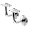 Musuntas 2 x Stainless Steel Handrail Support Stainless Steel Hand