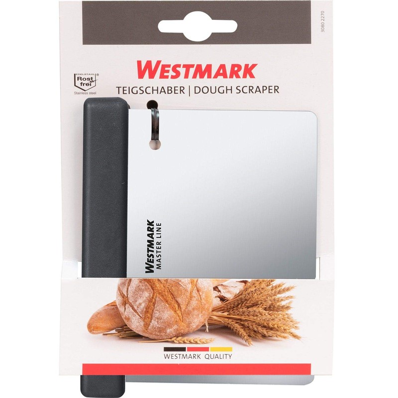 Westmark Profi-Teigschaber/Spachtel, mit Griff, Klingenmaß: 8 x 12 cm, Rostfreier