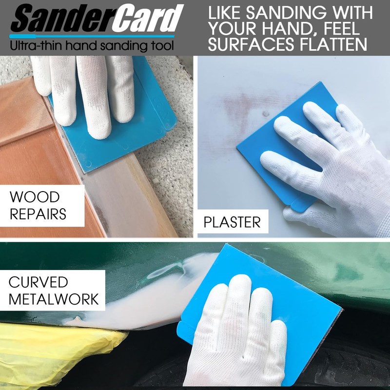 SanderCard Pro Hand Sander - Tool Only | Requires Hook