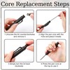 Deep Hole Marker Pencil Set, Drill Hole Marker Mechanical Pencil,