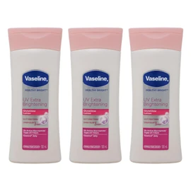 Vaseline UV Extra Brightening GlutaGlow Body Lotion – 3x100ml – With Niacinamide and Triple UV Filters
