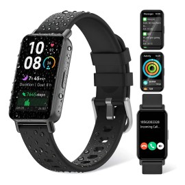 Reloj Smartwatch Morein Z165 Deportivo Ip68 cuerpo Compacto De 1,45 Pulgadas, Recordatorios De Mensajes En Tiempo, Compatibilidad Con Llamadas Bluetooth, Monitoreo De Salud Las 24 Horas,Negro