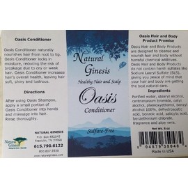 Natural Ginesis Oasis Conditioner - 32 oz