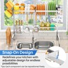 Over The Sink Dish Drying Rack - Adjustable Dish Rack