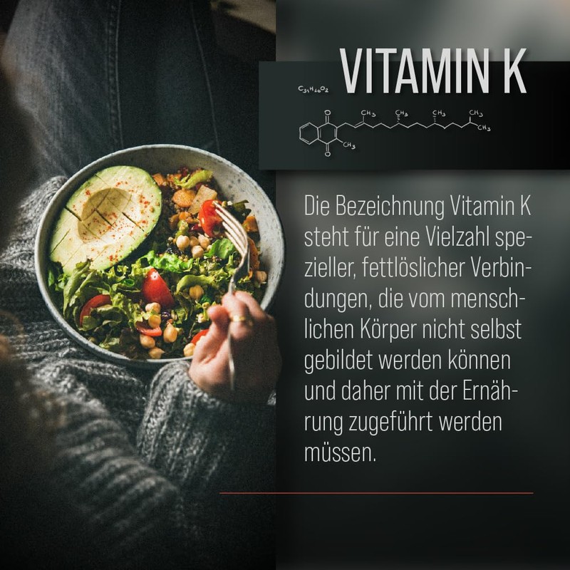 Sanct Bernhard Vitamin K2 (Menachinon-7, MK-7) 200 μg Capsules, Contents