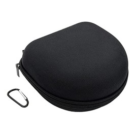 SM SunniMix EVA Funda Almacenamiento para Auriculares, Estuche para Audifonos Diadema Duradero, Funda para Audifonos Transporte, Negro(160 x 150 x 80 mm)