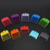 Guía para cortapelos, 10 peines de límite de dientes brillantes,