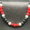 EXPHAIN D-backs Reds Baseball Necklace For Men Women Baseballer Inspired