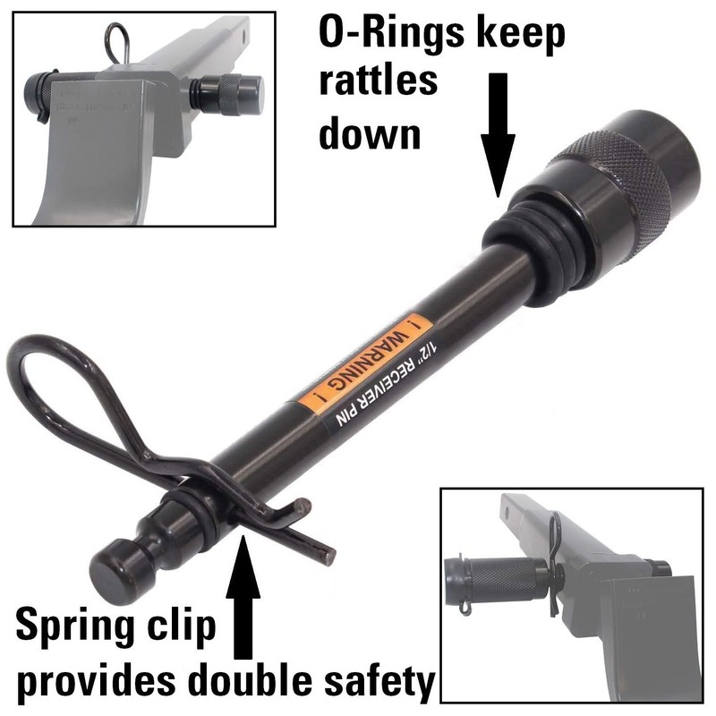 TowWorks 79660 Keyed Alike 1/2" (NOT 5/8") Trailer Hitch Lock