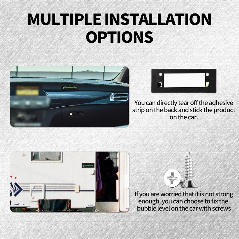 Gosknor 2pcs RV Level Bubbles, Leveling System for RV Camper