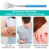 HSIXHAF 5 Pieces Back Scratcher, Telescopic Back Scratcher, Stainless Steel