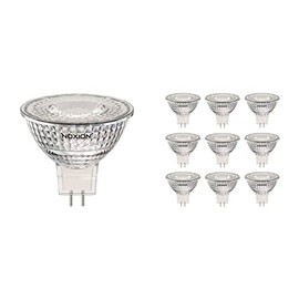 Noxion Pack of 10 LED Spotlights GU5.3 MR16 2.5 W 230 lm 36D - 827 Extra Warm White Replacement for 20 W