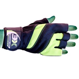 Gym Gloves - SLB Training Gloves with Full Wrist Support, Palm Protection and Extra Grip, Breathable Sport Gloves, Great for Weight lifting, Cross Fit Training, Cycling (Suit for Men & Women)
