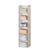 YOUDENOVA Hanging Closet Organizer, 6-Shelf Closet Hanging Storage with Side