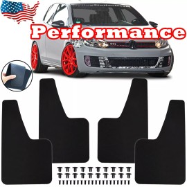 URMECCH Splash Guards Mud Flaps For VW Golf Mk4 MK6 MK7 MK7.5 MK8 GTI GTD GTE R R-line
