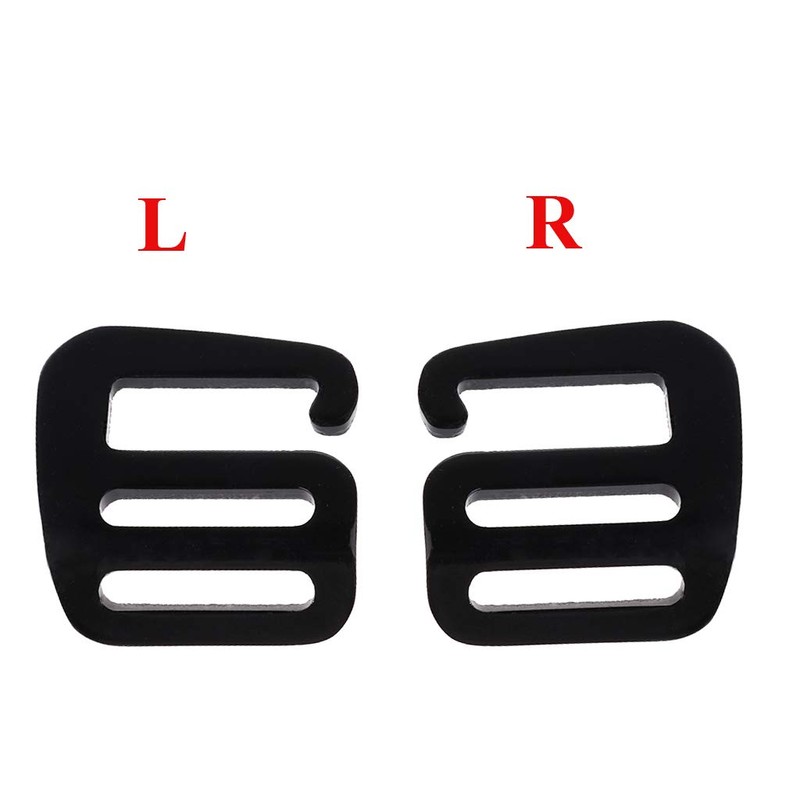Adjustable 25mm Buckles for Webbing Slide Buckles Aluminium G Hook for Backpack Luggage Strap Webbing  (1 Pair)