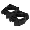 Alipis 2pcs Adjustable Rubber Quick Release Clamp for Leaf Spring