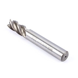 HSS End Mill, CNC Milling Cutter Drill Bit HSS Cutter Cylinder Shank 4/6/8/10/12 mm Mill Cutter, for CNC Data Processing Centres, Carved (12 mm)
