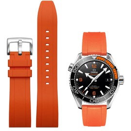 Niziruoup FKM Rubber Watch Strap Quick Release Fluororubber 19mm 20mm 21mm 22mm Soft Durable FKM Rubber Watch Band Universal Replacement Band Strap for Men Women