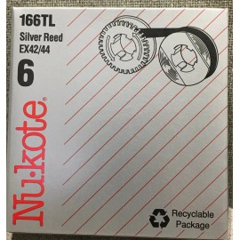 Nukote Nu-kote  166TL Silver Reed,  EX42/44 - 6 replacement tapes per pack for H0753