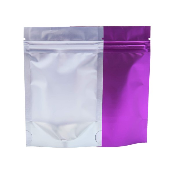 QQ Studio 100 Single-Sided Matte Metallized Foil Resealable QuickQlick Packaging
