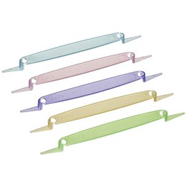 Debika 063202 2-Hole Document Notebook Filing Paper Fastener Stopper Copy Paper Thick Bound Size x 25 Sheets