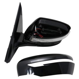 TRQ Left Mirror Drivers Side Compatible with 2017 Nissan Pathfinder NI1320277