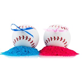 UP Shop Gender Reveal Baseball with Pink and Blue Powder