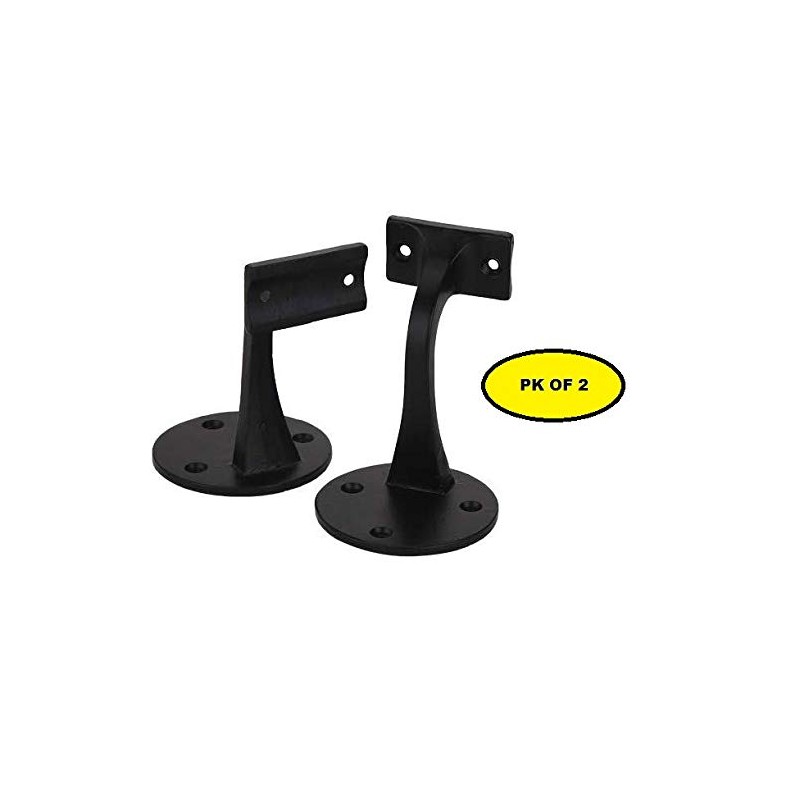 STALLION HARDWARE Set of 2 Hand Rail Stair Brackets, Heavy