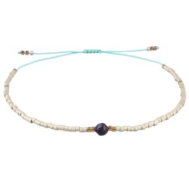 C·QUAN CHI Women Stackable Seed Bead Bracelet Adjustable Miyuki String Bracelets Thin Rope Friendship Bracelet