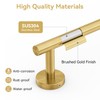 Brushed Gold Towel Bar, 30 Inch Towel Rack for Bathroom