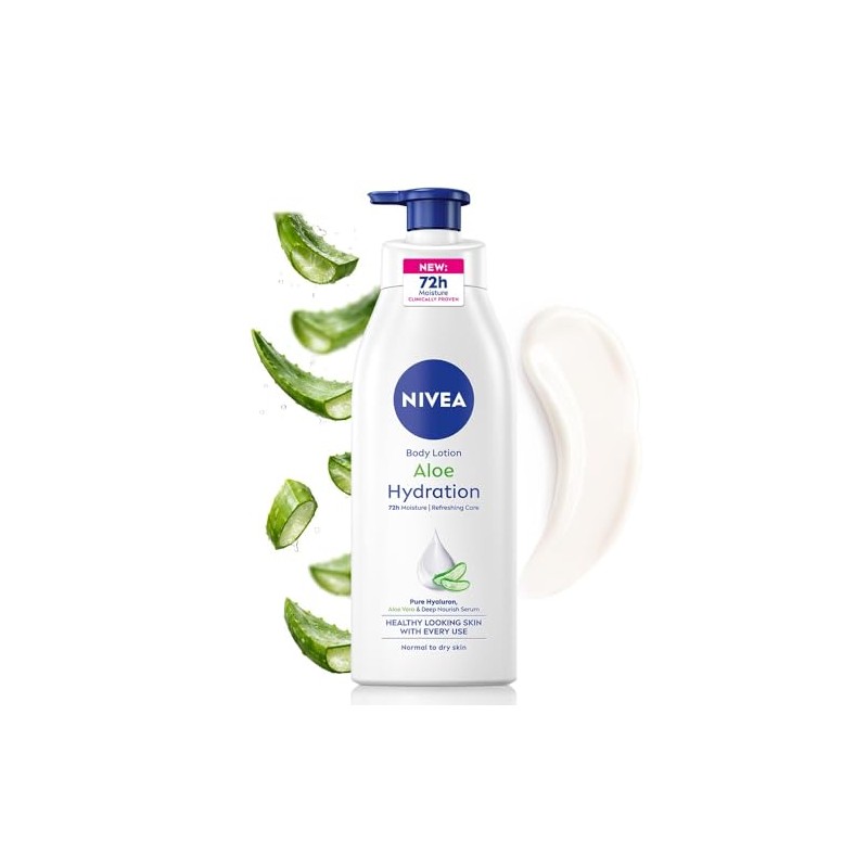 Nivea Loción Corporal Hidratación de Aloe 13.5 fl oz