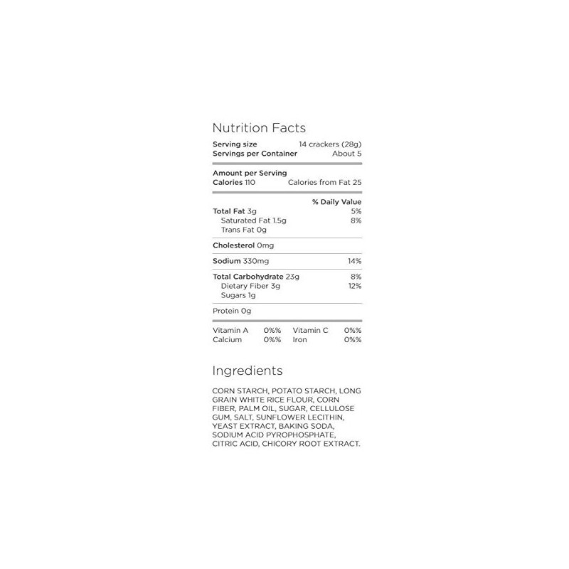 Snack Factory Original Pretzel Crisps, Gluten Free, 5 Ounces (Pack