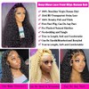 Tuviso 13x6 Deep Wave Lace Front Wigs Human Hair 180