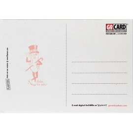 Mr Peanut Planters Advertisement Vintage Postcard GoCard Ad