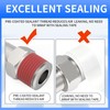 ChillWaves Automotive T-Style Air Plug, 1/2" NPT Male Pneumatic Plugs,