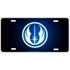 Jedi Order Insignia Novelty Front Plate The Guardians of Peace in The Galaxy Decorative Vanity car tag 12 x 6 inches