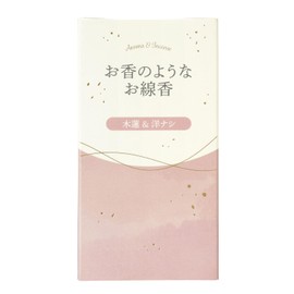 Kameyama Incense Sticks Like Incense, Wood Lotus & Pear Approx. 1.8 oz (50 g), Smoke Less