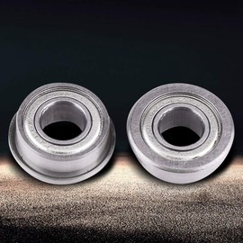 Akozon ボールベアリング 10個F686ZZミニ金属スチールダブルシールドフランジベアリング6 * 13 * 5mm