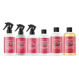 Locsanity Rosewater Peppermint Loccare Bundle Dreadlock, Sisterlocks, Microlocks, Locs Fine Mist
