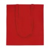 eBuyGB Shoulder Bag Natural Tote Ideal for Printing, Cotton, Red,