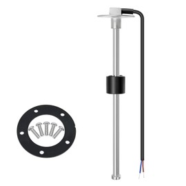 Boat Fuel Level Sender 200mm Marine Boat Fuel Level Sending Units Fuel Water Level Gauge Sensor Tank Indicator 5 Hole Fit for Fuel Water Level Gauge 0-190ohms