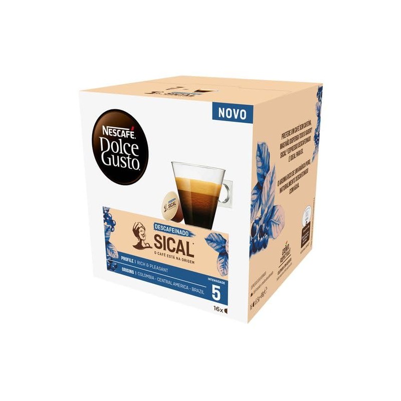 Nescafe Dolce Gusto Espresso Sical 3 x16 Coffee Pods Decaffeinated