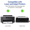 Avery Printable Rectangle Rounded Corner Mini Business Cards, Sure Feed