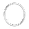 14K White Gold 2mm Plain Wedding Band (Ring Size 4.5)